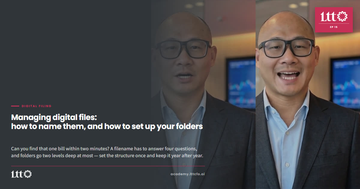 EP15 — Managing digital files: how to name them, and how to set up your folders