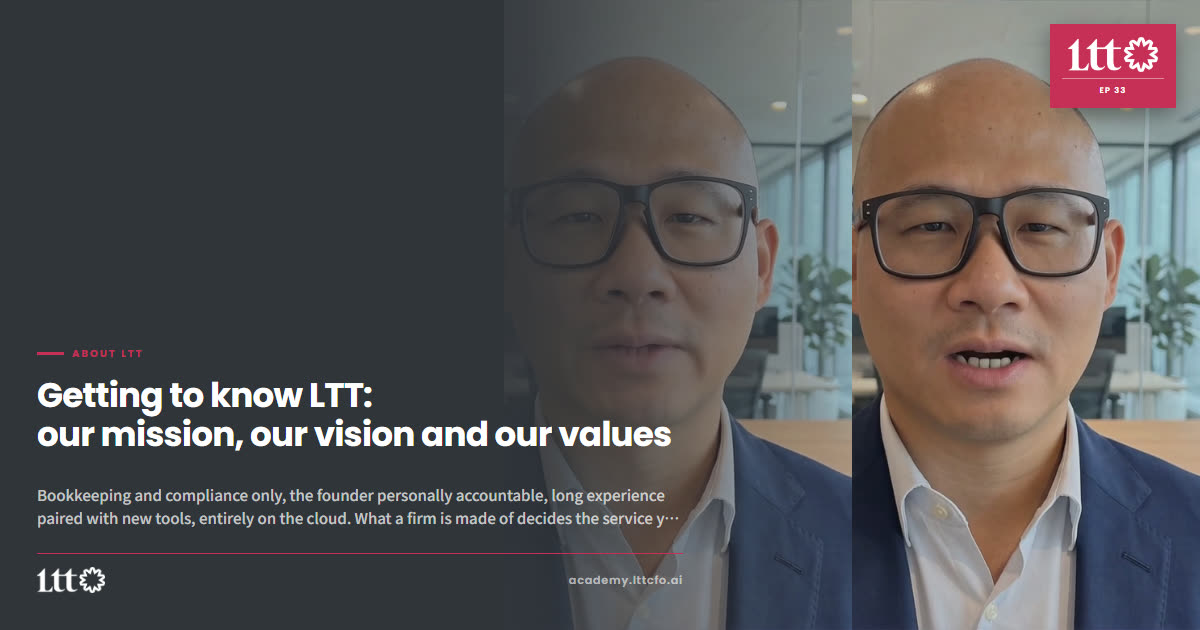 EP33 — Getting to know LTT: our mission, our vision and our values